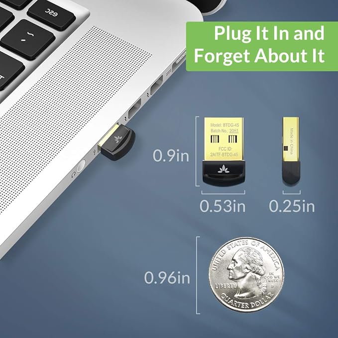 Avantree DG45 Adaptador USB Bluetooth para PC Windows miniatura 7