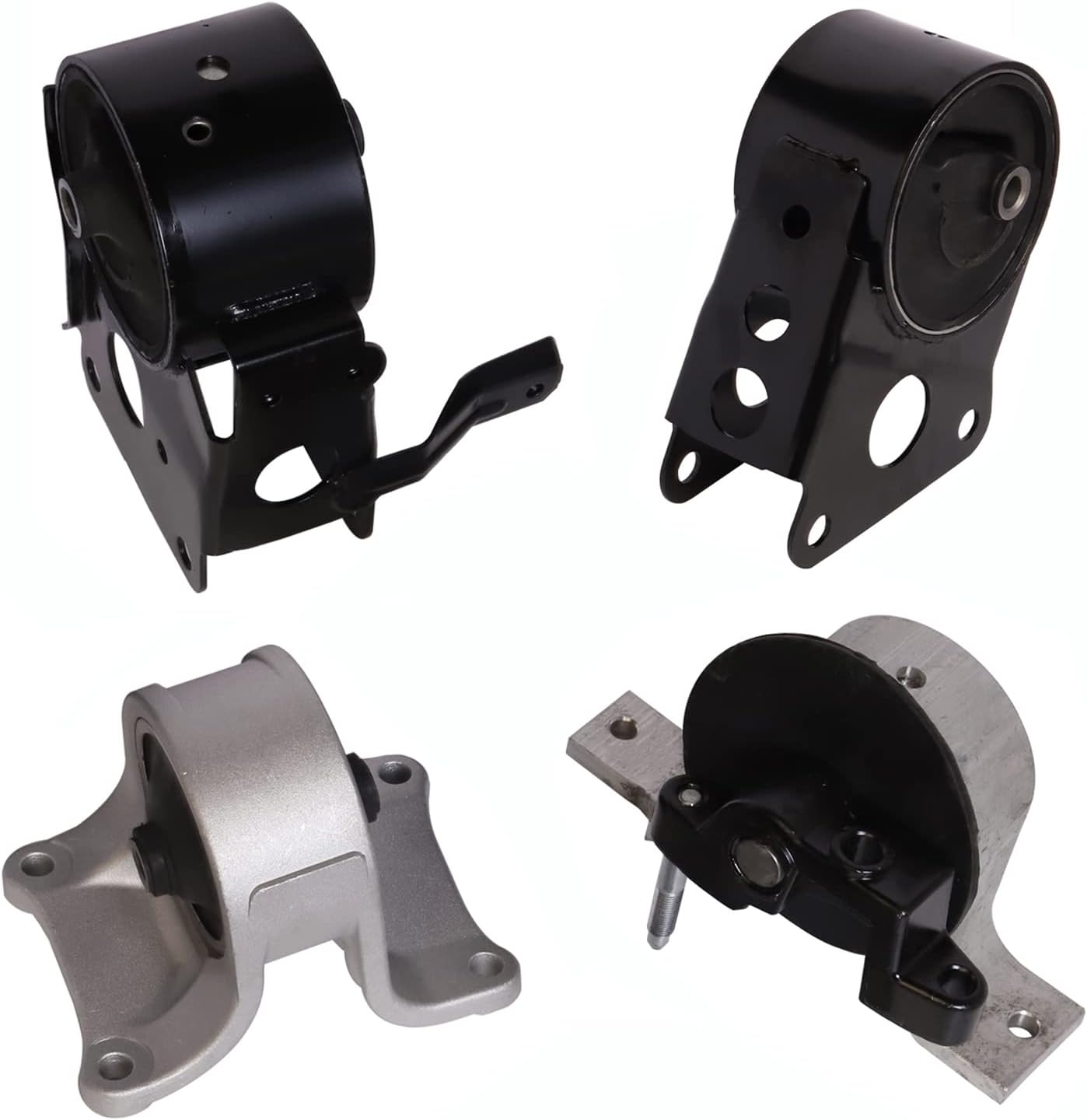 ENA Engine Motor Mount and Transmission Mount Kit w/o Sensor Compatible with 2002 2003 2004 2005 2006 Nissan Altima Quest 3.5L 4 SPD Replacement for A7347 A7348 A7349 A7358 Set of 4