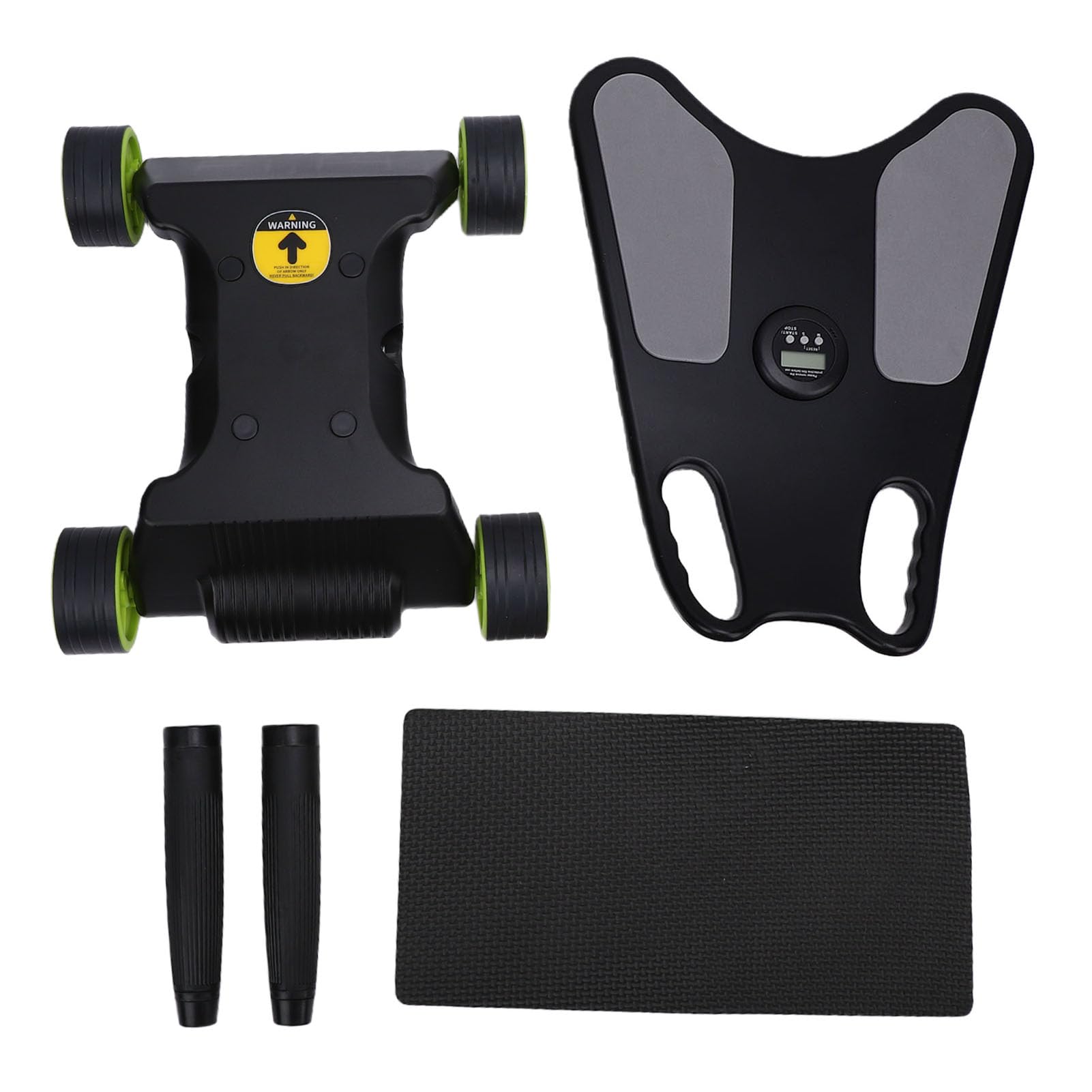Ab Wheel Trainer Exercício Abdominal Roller Ab Roller 4 Em 1 Workout Board Auto Rebound