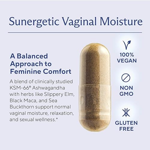 Miniatura 3 de Cápsulas de apoyo de la humedad vaginal prémium  Humedad y estado de ánimo vaginales, función sexual y relajación, sequedad vaginal, bienestar e