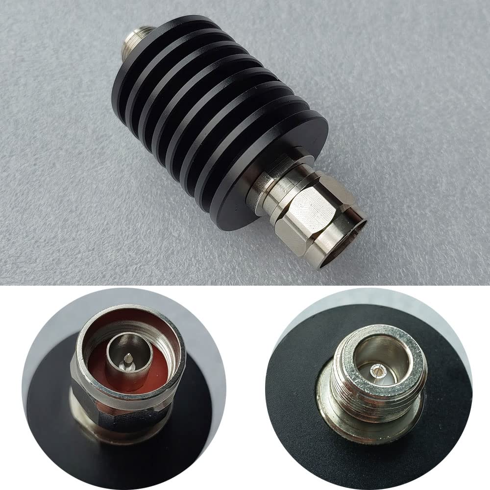 BECEN 25 W N RF Atténuateur fixe 3 GHz connecteur 6dB, 25 Watt Connecteur N 50 Ohm 6db