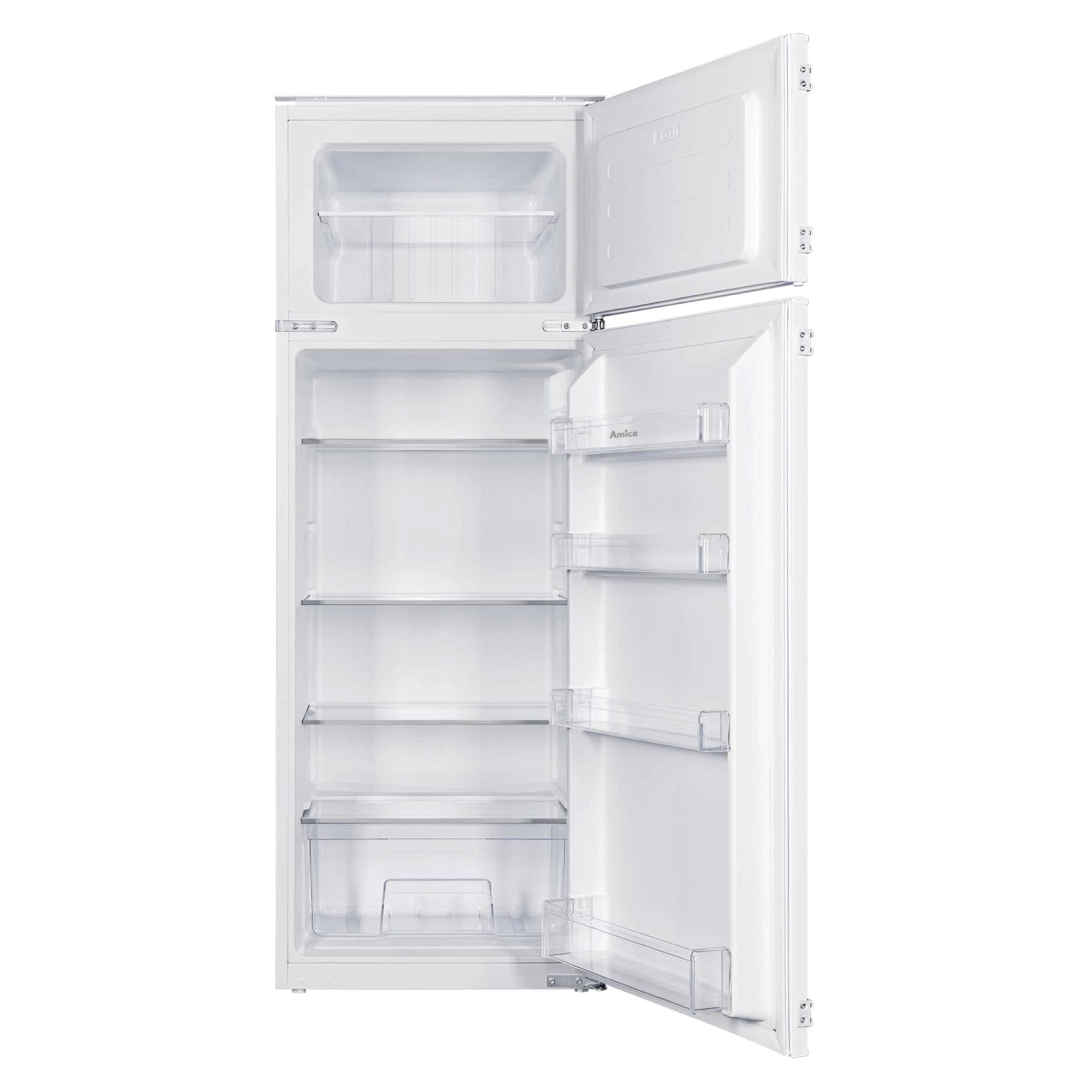 Amica Einbau Kühl-Gefrierkombination 220 L 145 x 54 x 54 cm EDTS 374 901