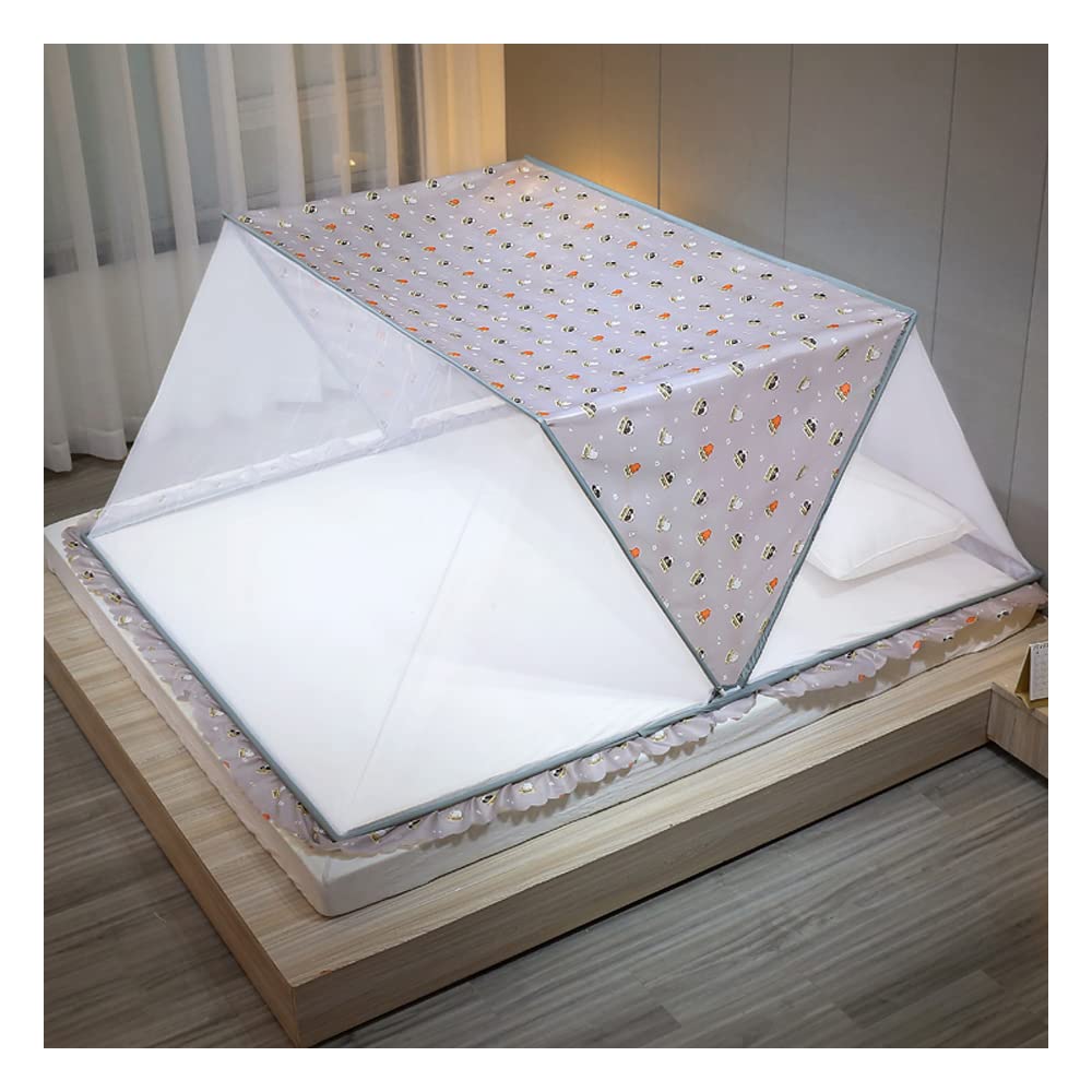 Zanzariera Pieghevole Portatile Letto A Baldacchino Campeggio Portatile da Viaggio Casa Anti Zanzara Tenda Zanzariera Pieghevole per Adulti Reti per Insetti per Il Sonno Senza Fondo All'aper