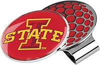 Vista 10 de LinksWalker Collegiate Team Golf Ball Marker with Magnetic Hat Clip Holder plateado