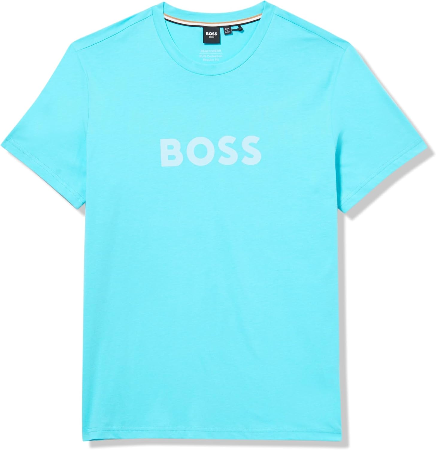 BOSS Men's Regular Fit Short Sleeve Beach T-Shirt