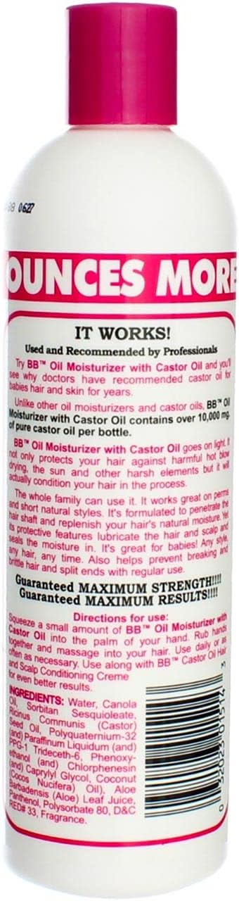 Bronner Brothers Oil Moisterizer Hair Lotion, 12 oz (Pack of 5)