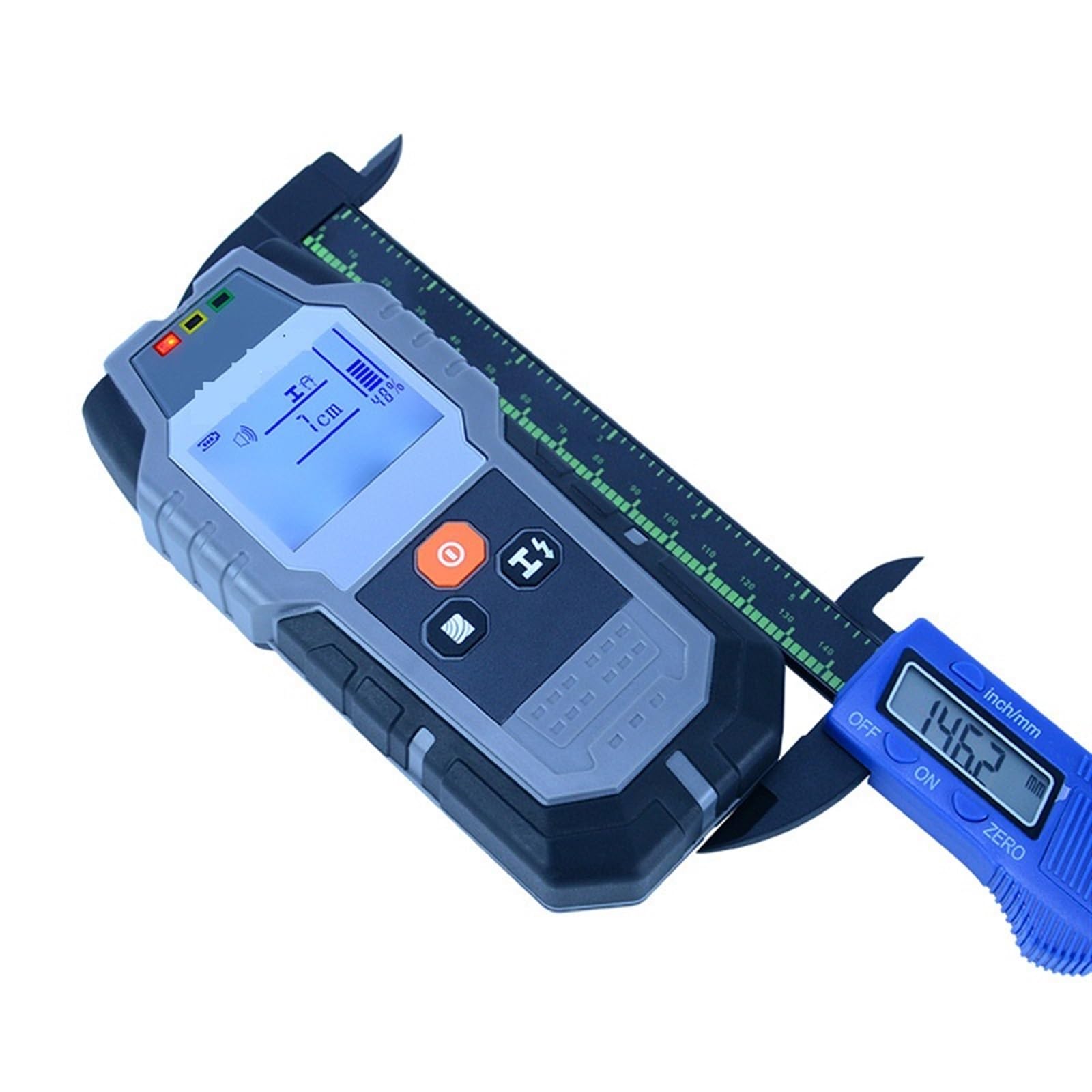 Wykrywacz metalu, Stud Finder Skaner ścienny Metal Firewire Drewniana rura miedziana Czujnik Wyświetlacz LCD Detektor 120 mm