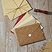Tuhangcc Stationery Writing Paper and Envelopes Set with Jute Rope 4 X 6 for Writing Letter, (20 Best Paper with 10 Heavyweight envelopes),by Better Gift Office Products (Ivory White)