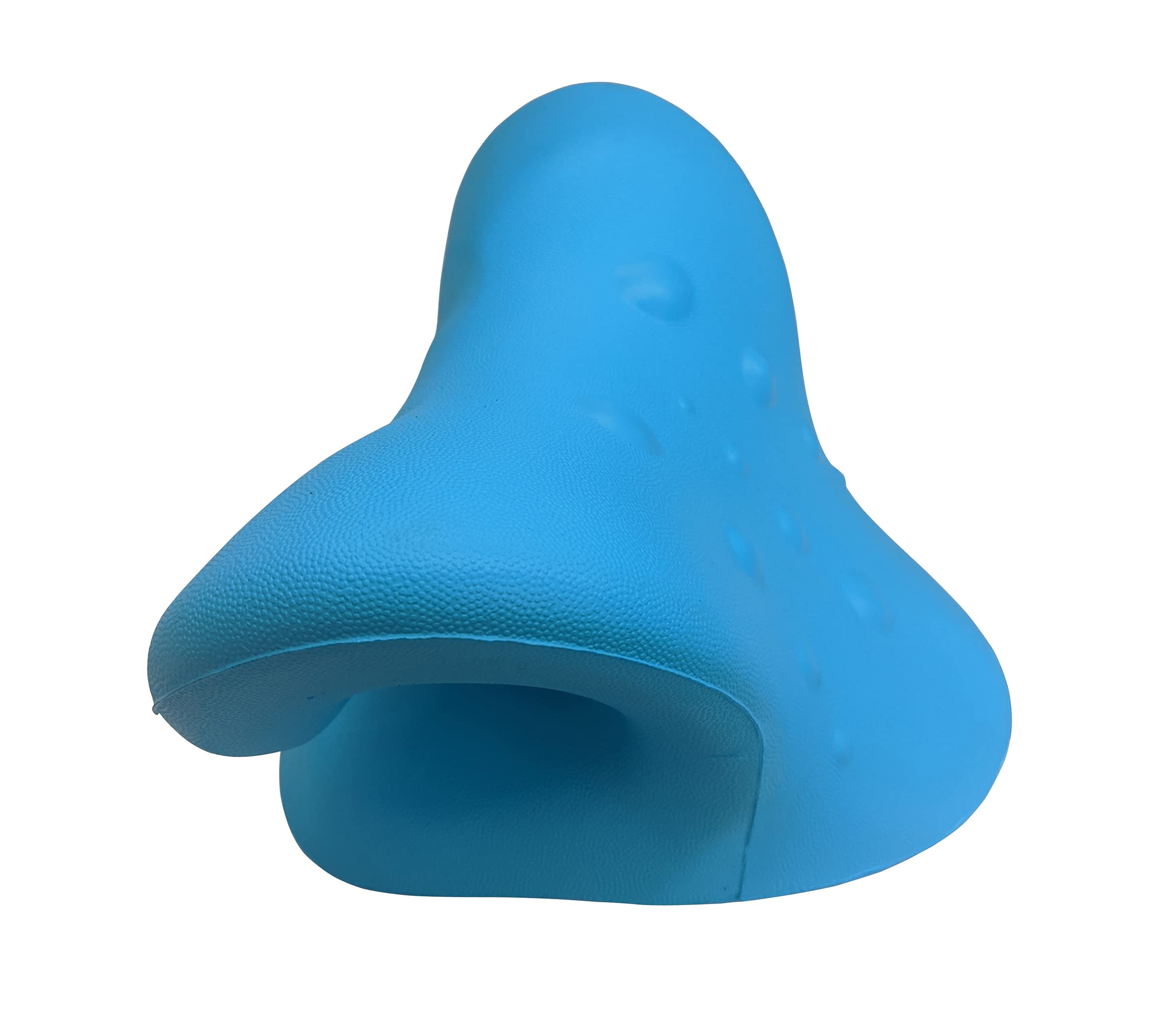 Rehabilitation Advantage Neck & Shoulder Relaxer – Ergonomic Cervical Spine Alignment Pillow and Neck Stretcher for Pain Relief, Muscle Tension & Posture Support – Blue, 8.5" x 7" x 4.5"