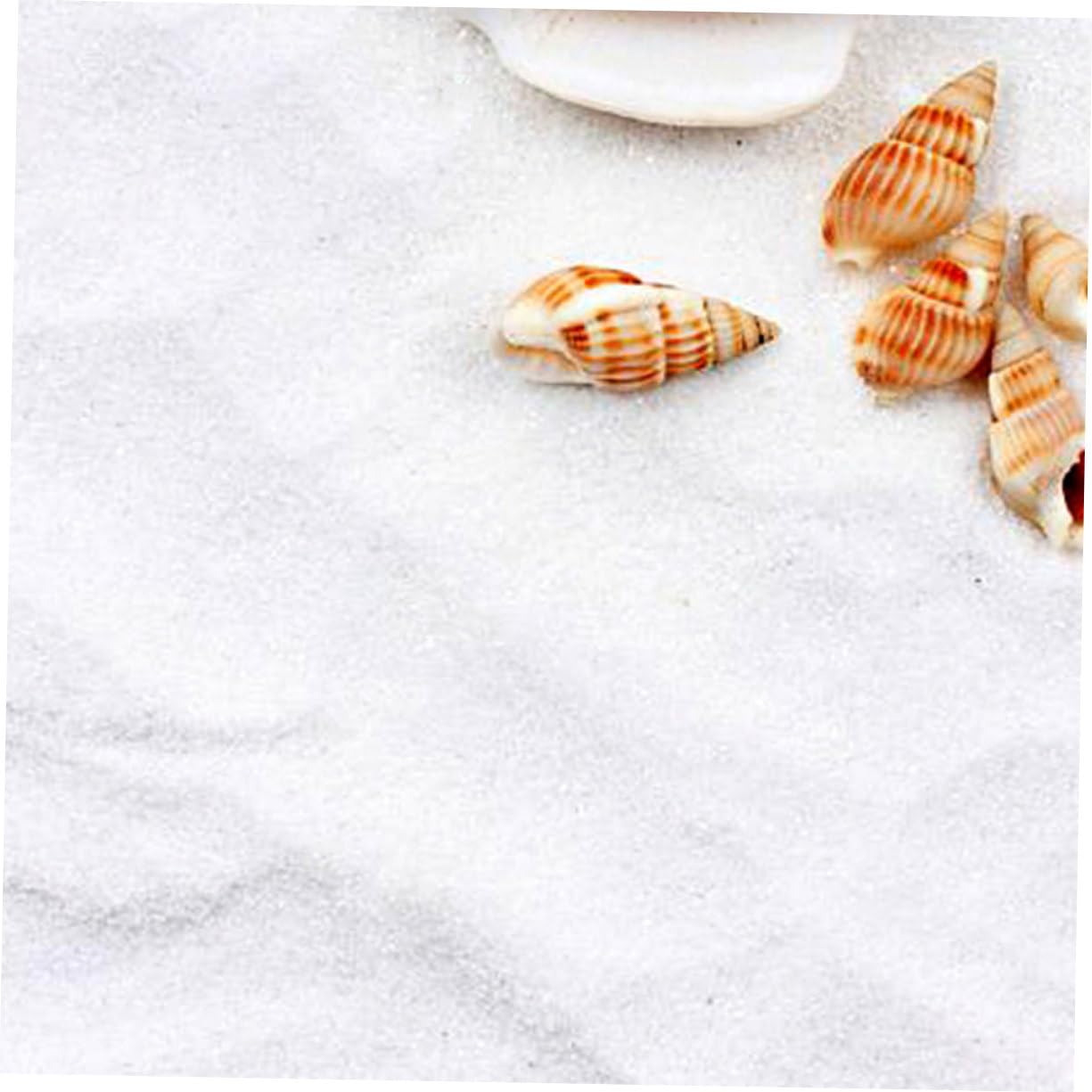 HANABASS Elegant 5-Pack 80g White Sand Aquatic Decor for Aquariums and Vase Arrangements