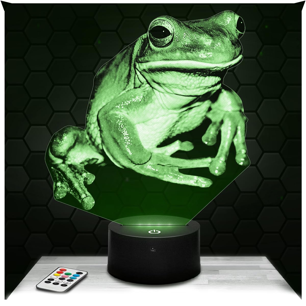 Lampephoto.fr - Frog Animal Toad 3D Lamp Decoration, Gift idea for Men and Women Frog Object Adult Night Light Room Decor. Original Christmas, Gift idea for Men and Women, Gifts Merchandising