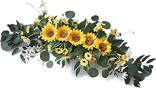 Wedding Decorative Swag Artificial Flower Swag Ceremony Sign Flower for Indoor and Outdoor Decoration Wedding Decoration
