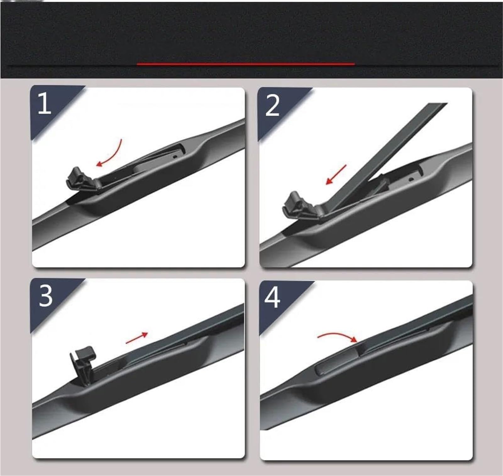 spazzole tergicristallo universali per auto Spazzole tergicristallo per auto per Jeep per Wrangler Parabrezza anteriore