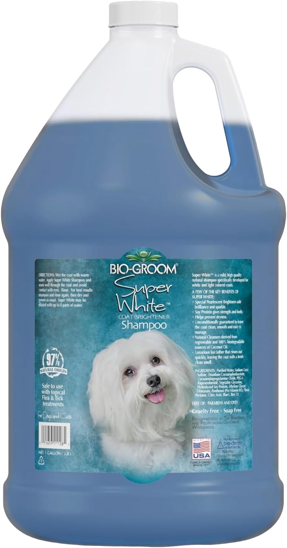 Bio Groom Super White Shampoo, 3.8 Litre