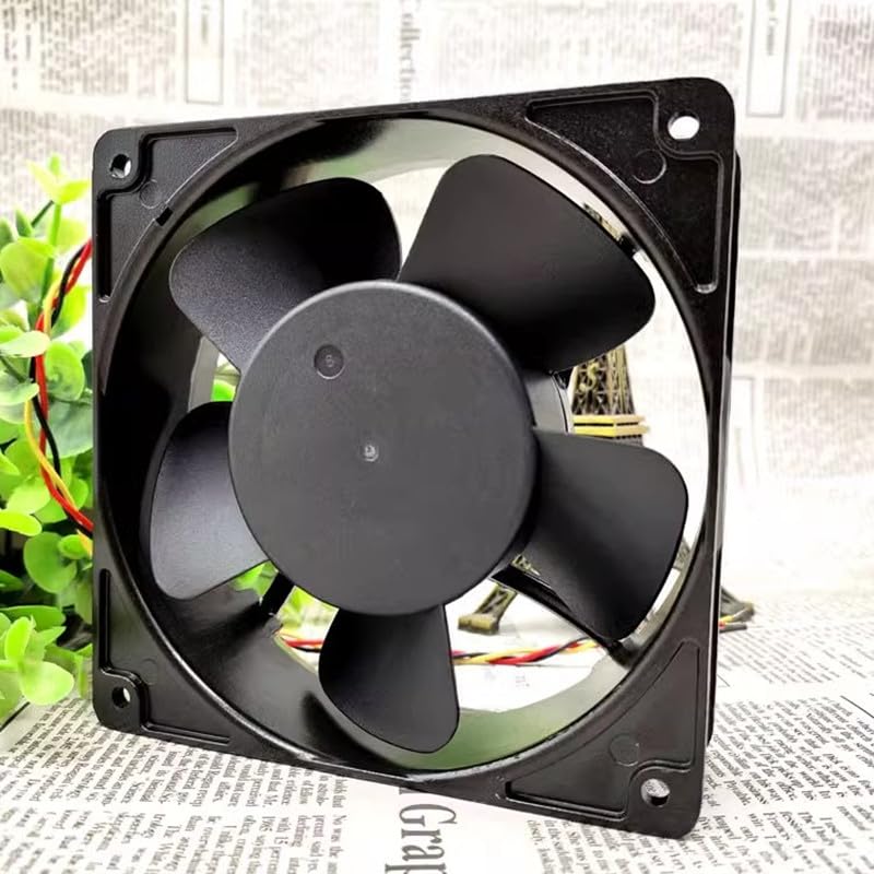 AD1224HX-F52 24V 0.32A 12038 12cm Metal Waterproof Cabinet Fan 120 * 120 * 38mm
