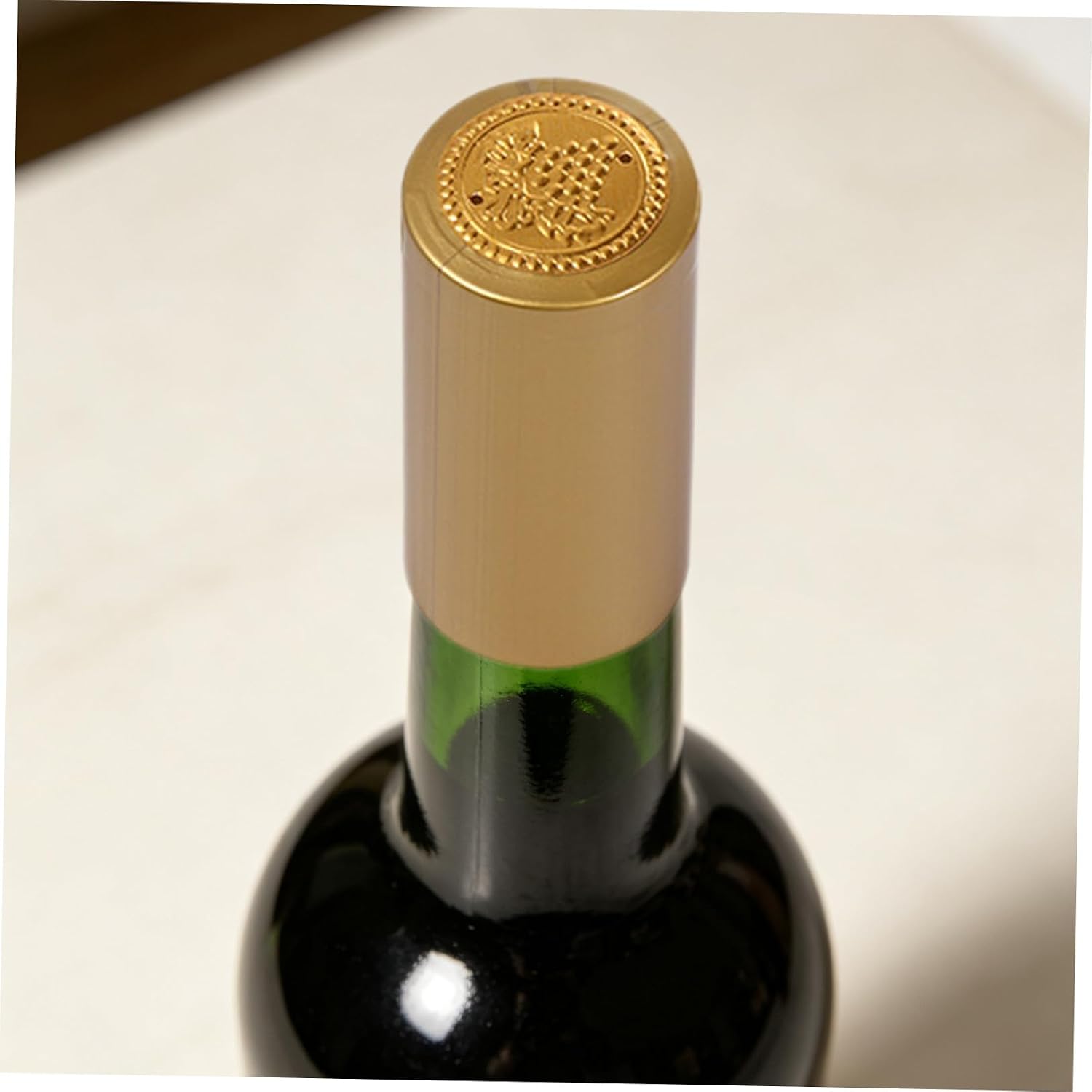 Garneck 150pcs Heat Shrinkable Wine Bottle Sealing Film Homebrew Cover for Wine Bottles Easy to Use Heat Sealing Cap for Restaurants and Wineries