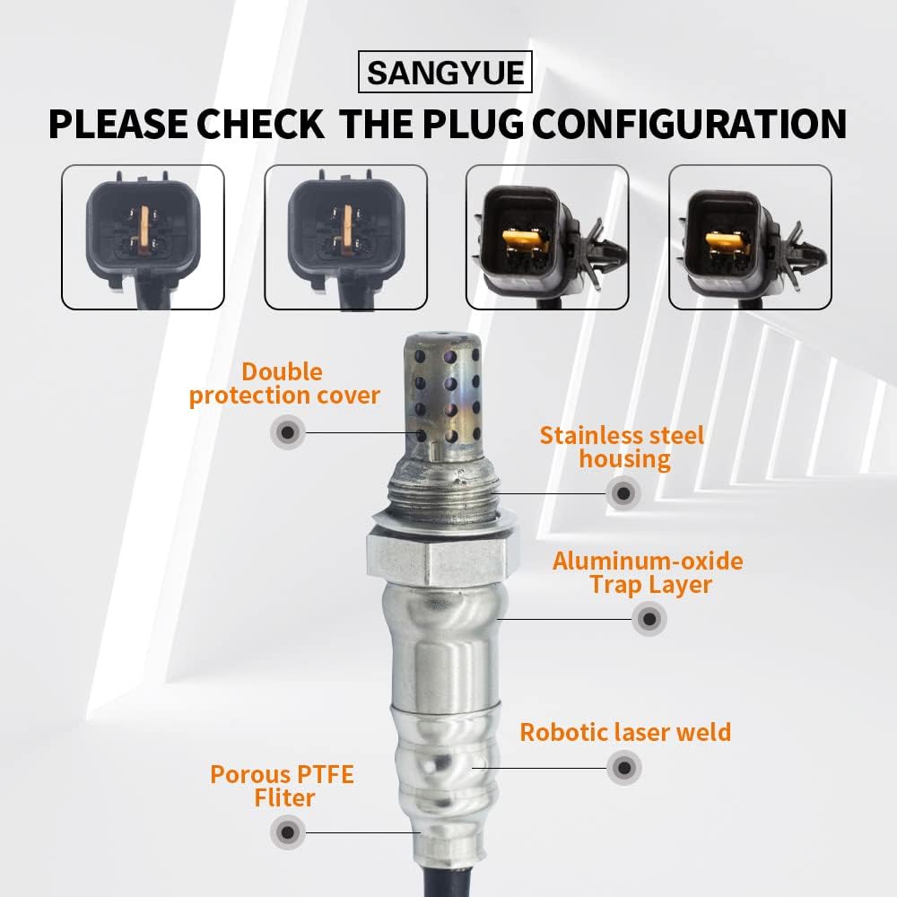 Oxygen Sensor for Kia Sedona 2002 2003 2004 2005 3.5L Upstream + Downstream 4pcs
