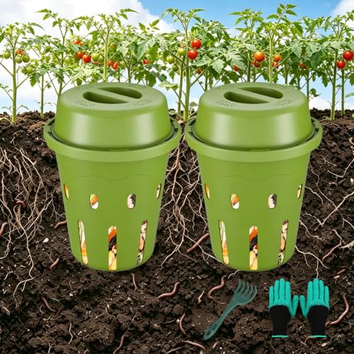 Mini Worm Composters, 2-Pack