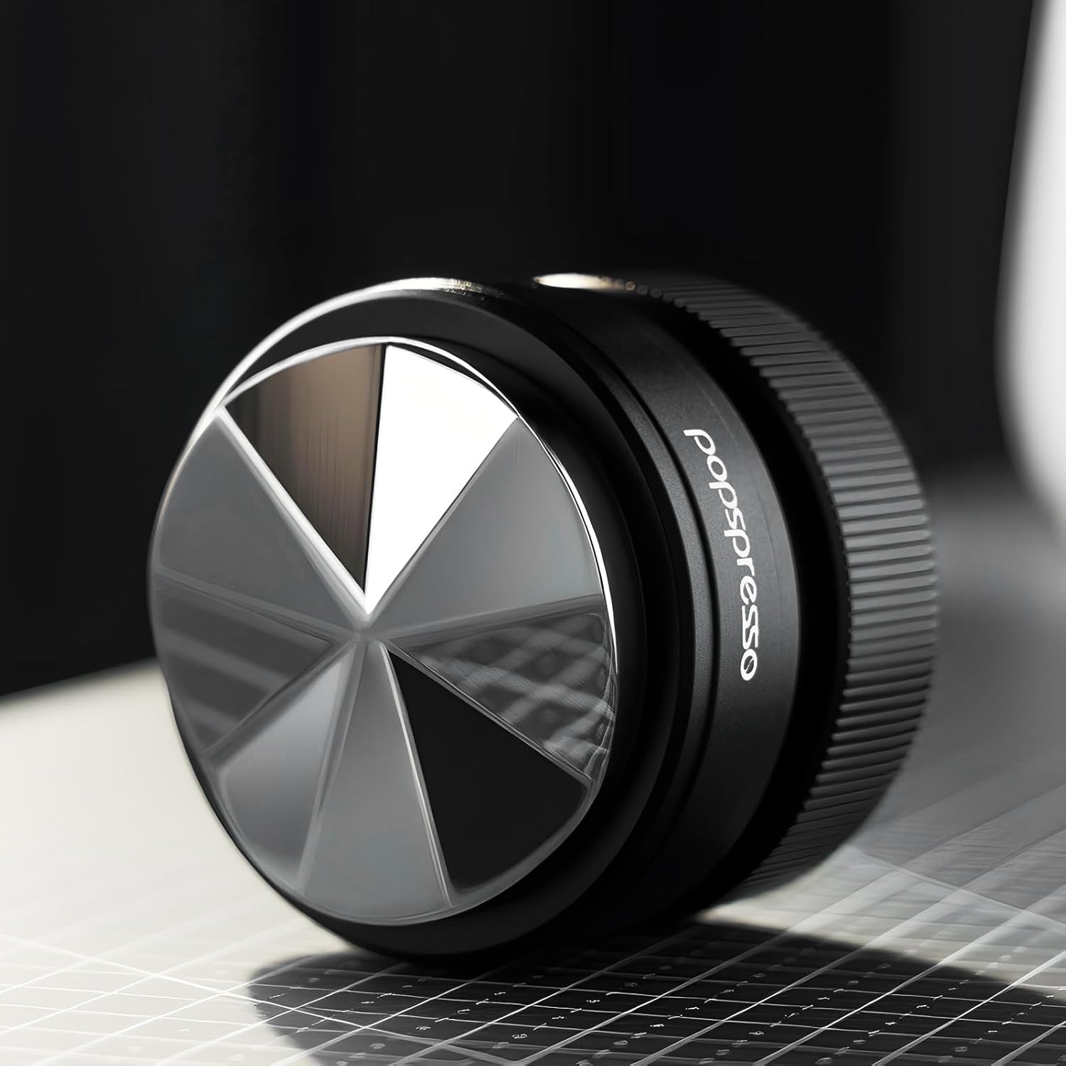 58.35mm Coffee Distributor, Dual Bearing & High Speed Spinning Magnetic Espresso Distributor, Coffee Leveler with 9-Blade Stainless Steel, Even Espresso Grounds in 1~2 Rotations, Non-stick