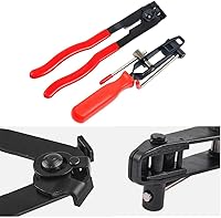 Vista 6 de 22 alicates de abrazadera de arranque de junta CV con 2 tipos de abrazaderas de arranque CV, alicates de amarre para botas de oreja, kit