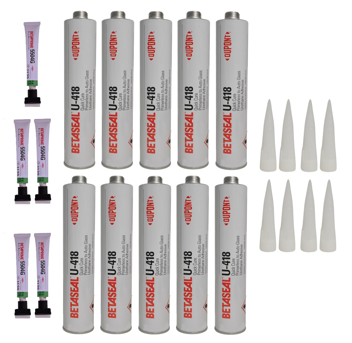 Betaseal U-418 Dow Auto Glass Primerless Urethane//Adhesive with Single Application Primer (10)