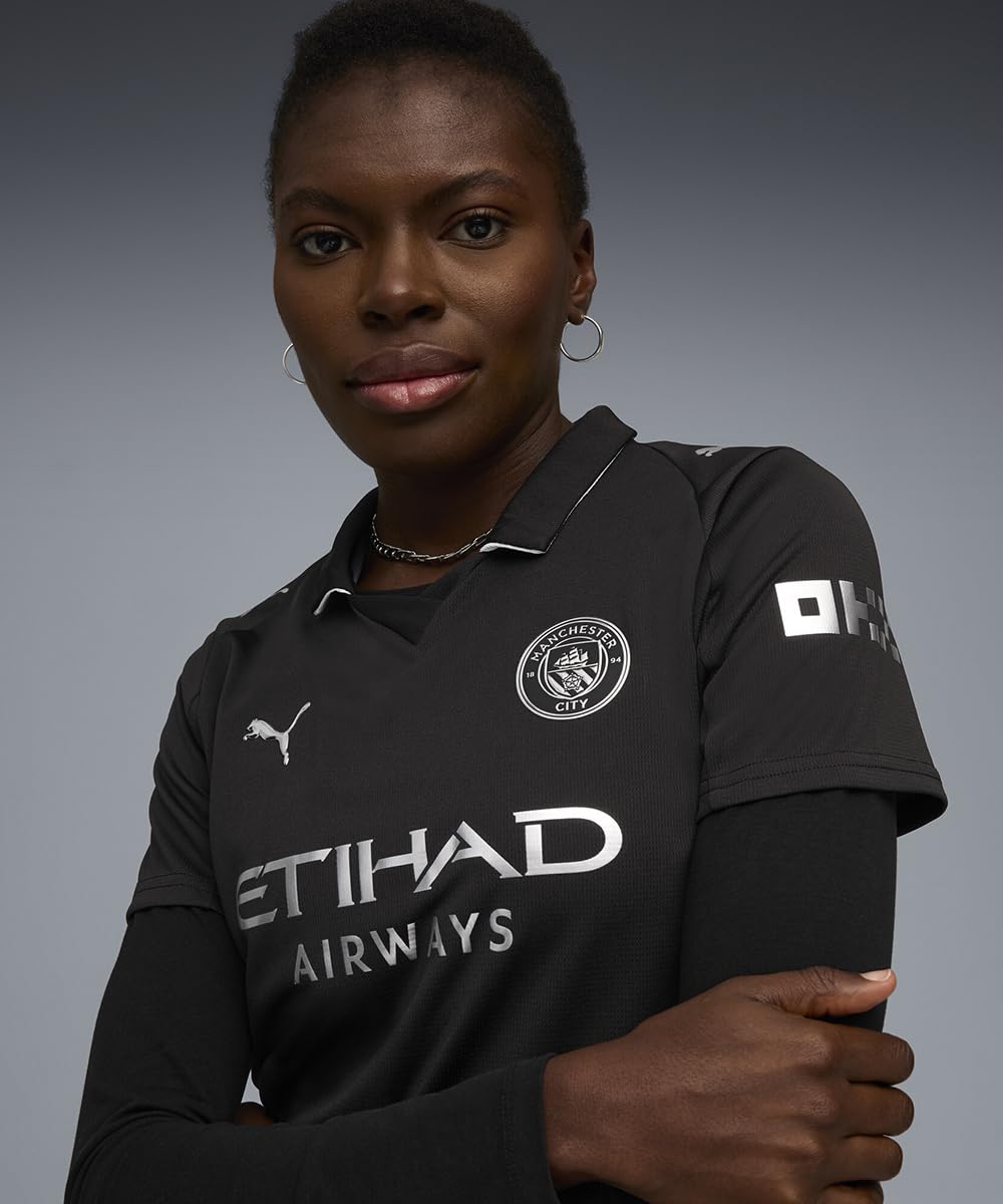 PUMA Maglia Manchester City Away Stagione 2025/26 - Donna - Nero