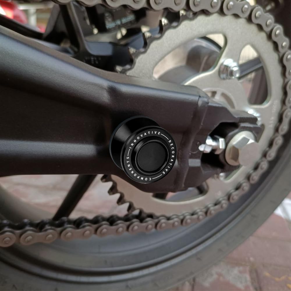 M6 Swingarm Spool Sliders For Yamaha MT-09 (2014-2024) – CNC Aluminum Lift & Crash Protection (Gold)
