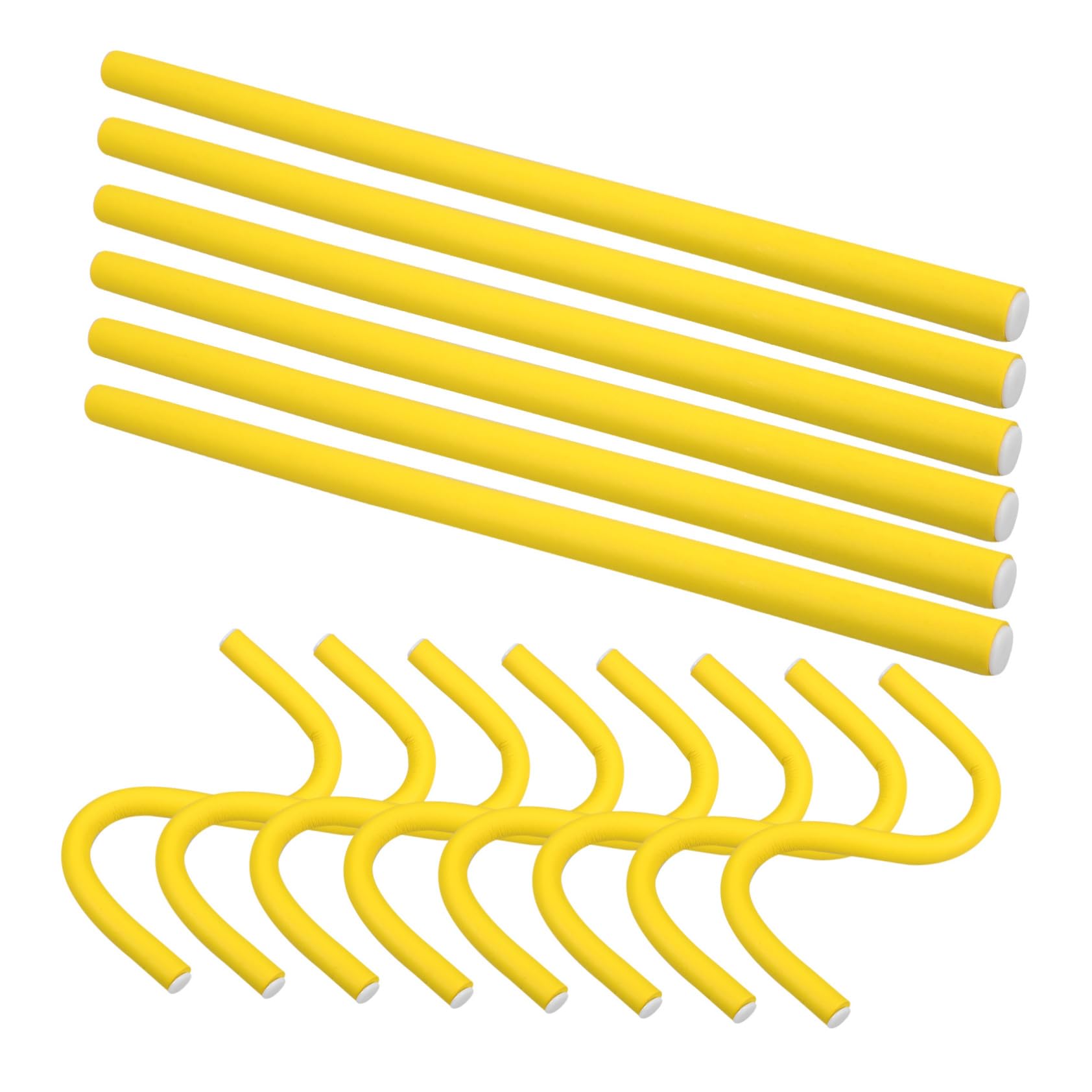 Beavorty 60piezas Rizador De Pelo Flexible Para Frías De Curling Multifuncional Colores Aleatorios Para De Cabello Sin Daño Por