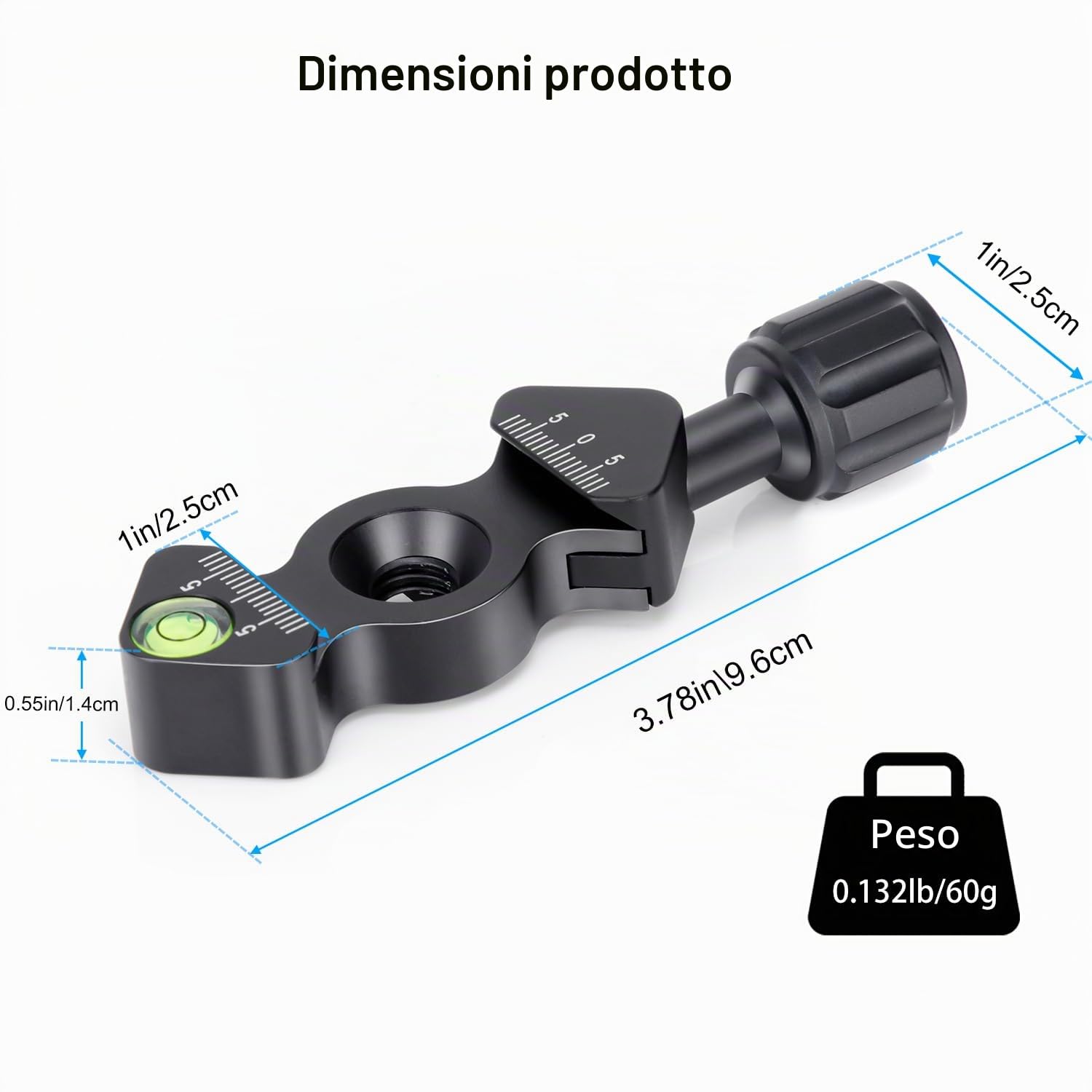 Koolehaoda Piastra A Sgancio Rapido In Alluminio, Morsetto QR Per Attacco Arca-Svizzera, Compatibile Con Treppiedi E Testa A Sfera - Staffa L