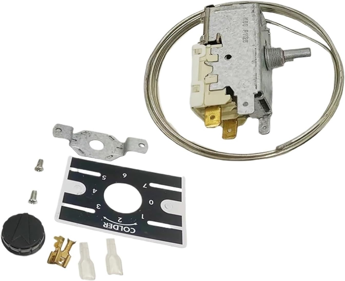 K50-P1125 Refrigerator Mechanical Temperature Controller , Thermostat with Terminal 1125 1126 1127 Regulate