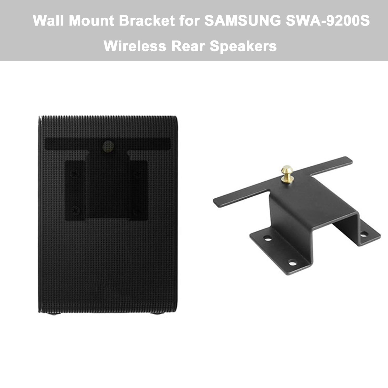 EUGOOCX Wall Mount Bracket for Samsung SWA-9200S Wireless Rear Speakers, Home Theater Rear Surround Speaker Accessories (Pair Brackets)