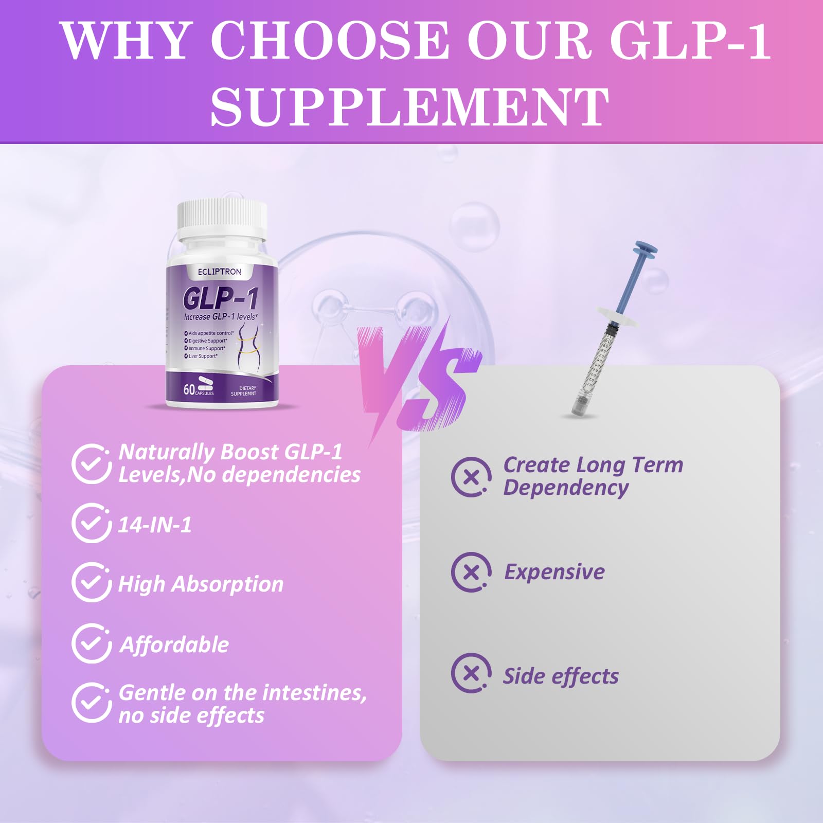 probiotics that increase glp-1 Amazon.com: Ecliptron GLP-1 Supplement, Natural GLP1 for Men & Women, with  Akkermansia Probiotics, 60 Capsules : Health & Household