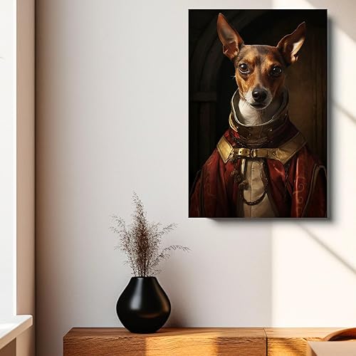 Miniatura 626 de Thuan Chow Chow Retrato de mascota con disfraz real de perro en un disfraz retrato de perro con vestimenta Retrato medieval de mascota retrato