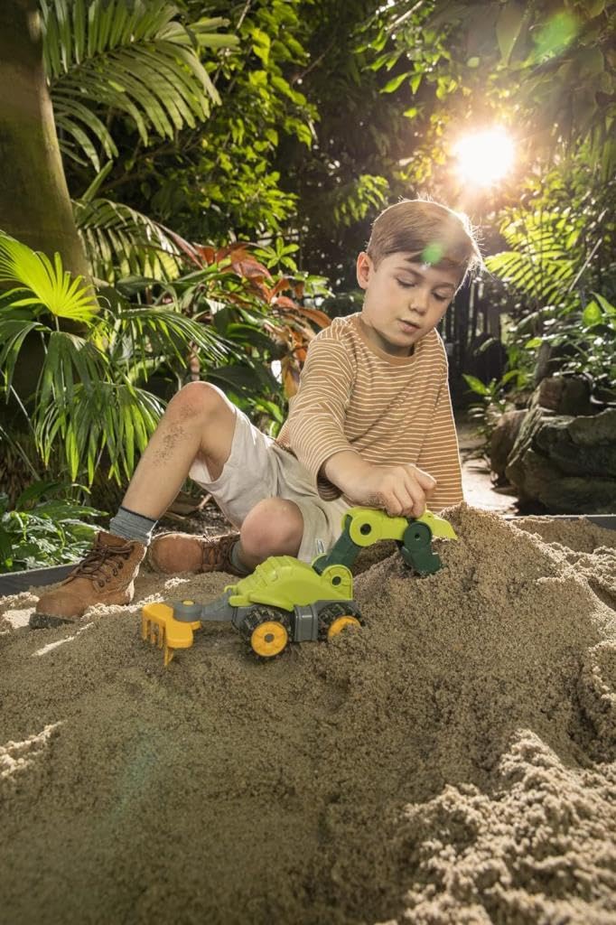 Duża koparka dinozaurów T-Rex – z edycji Power Worker Mini-dinozaury, zabawka z funkcją koparki i grabie dla dzieci od 2 lat