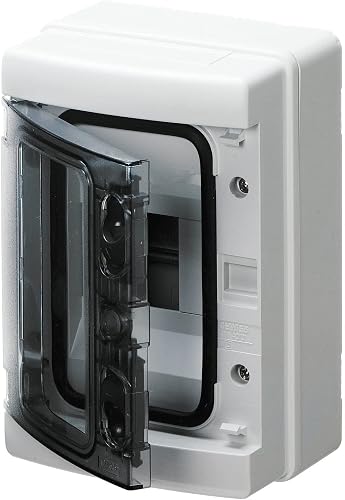 Gewiss IP65 Surface DB 1 x 4 Modules Smoked Door