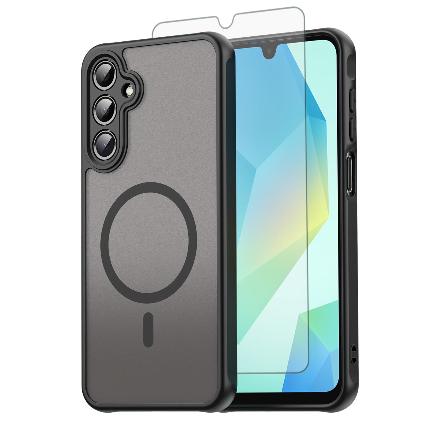 Coque Samsung Galaxy A16 mate translucide premium noir - 8