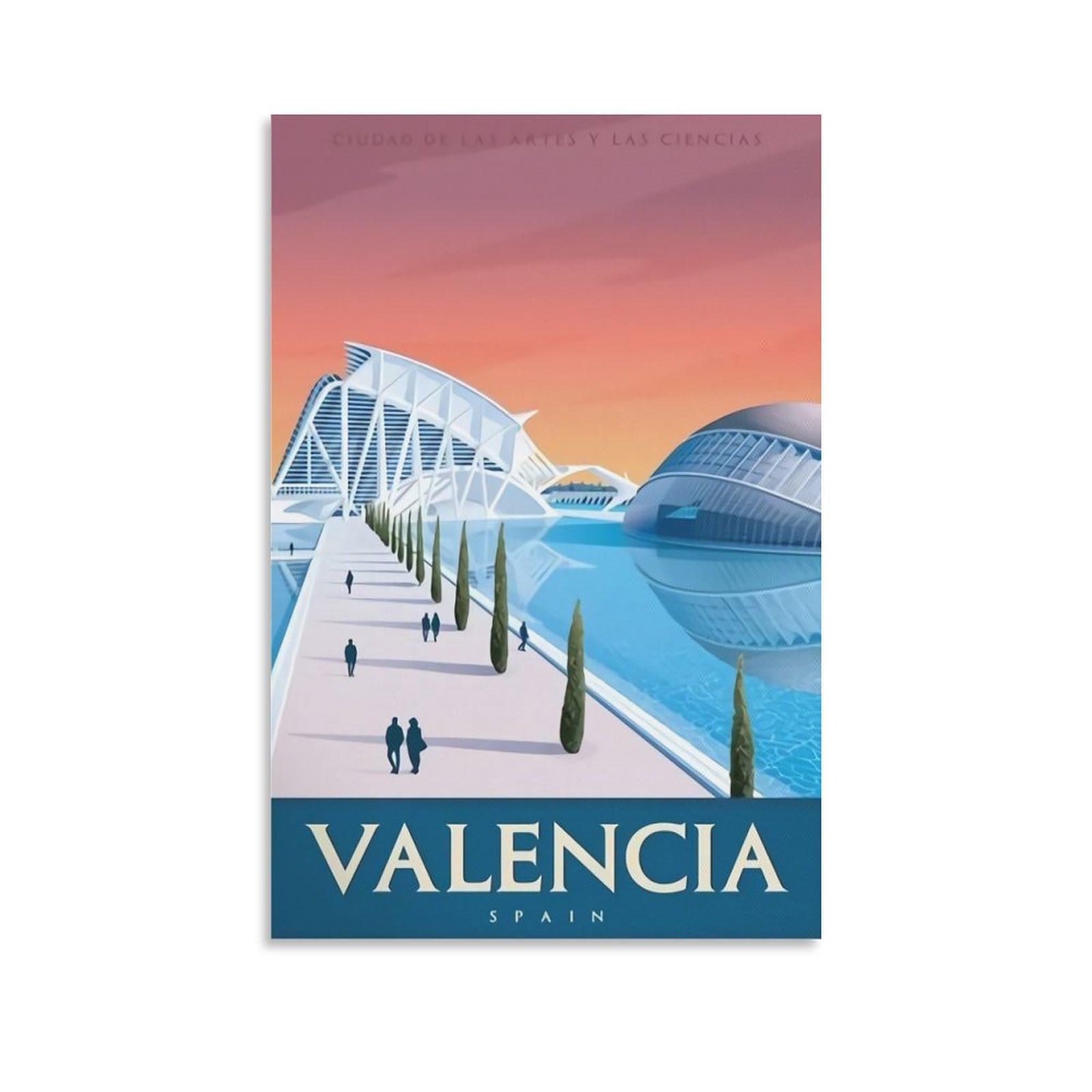 Poster Feria Valencia Rkkc - Affiche Vintage 40x60cm HQ Papier