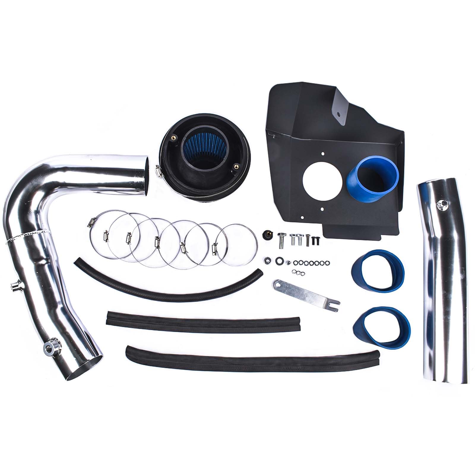 Filtro di ricambio per presa d'aria fredda blu a secco per Chrysler 300 300C Dodge Charger Challenger 3.6L V6 HI-DG-12BL 2011-2020