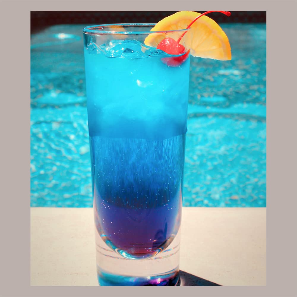 Lucgel Sirop de Granita au Goût Tropical Bleu Mixybar Fabbri - 1,3 Kg -