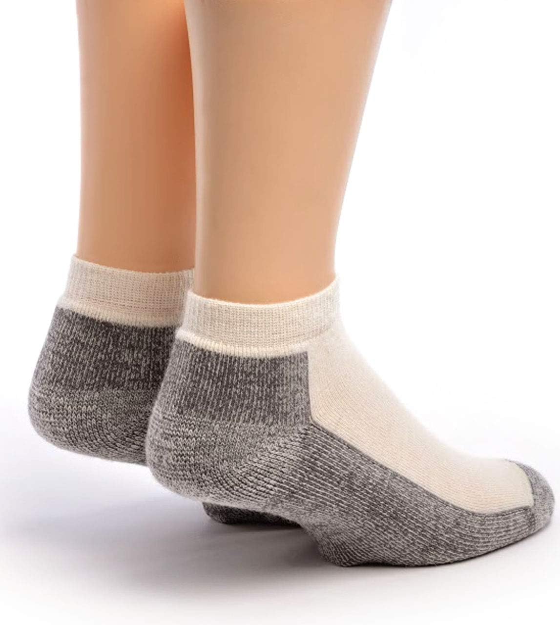 WARRIOR ALPACA SOCKS - Unisex Sport Mini Crew, Alpaca Wool Socks - Anklet with Terry lined Cushion Footbed - Image 2
