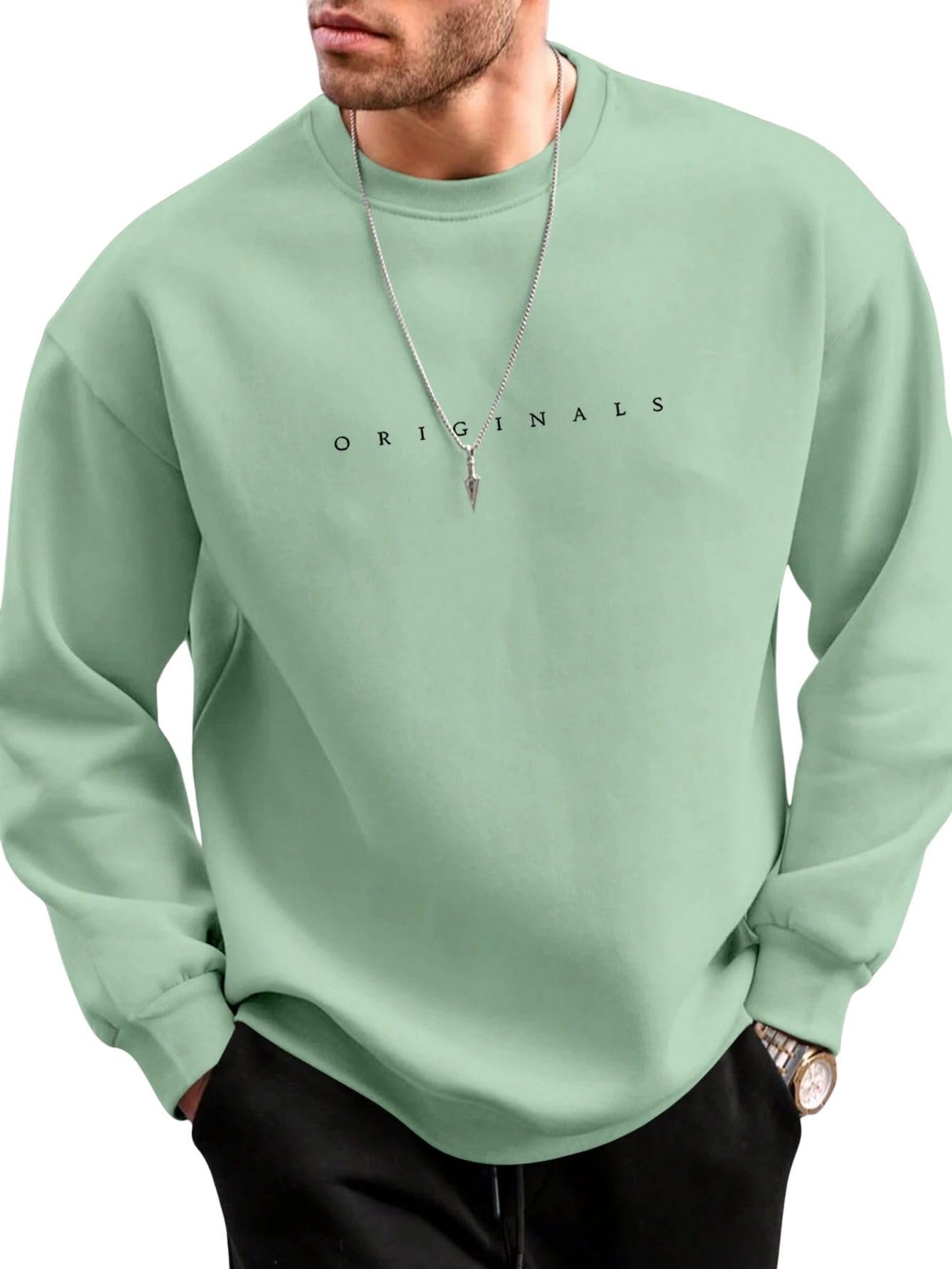 Originals Crewneck Sweatshirt, Long Sleeve, Crew Neck, Multiple Colors Available-image-12