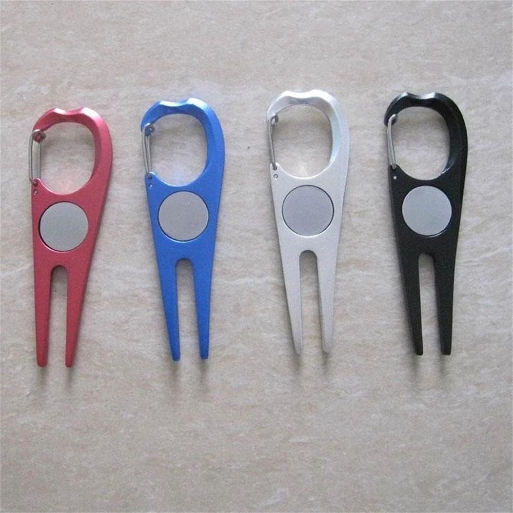 review FSSXE Aluminium Alloy Golf Divot Tool, Multi-Functional Training Aids Ball Fork for Outdoor Divot Repair Tool Golf Pitch Golf Divot Tool