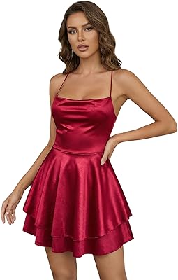 mini bow dress women Bow-Back Skater Dress in Blue – Elegant Mini Dress