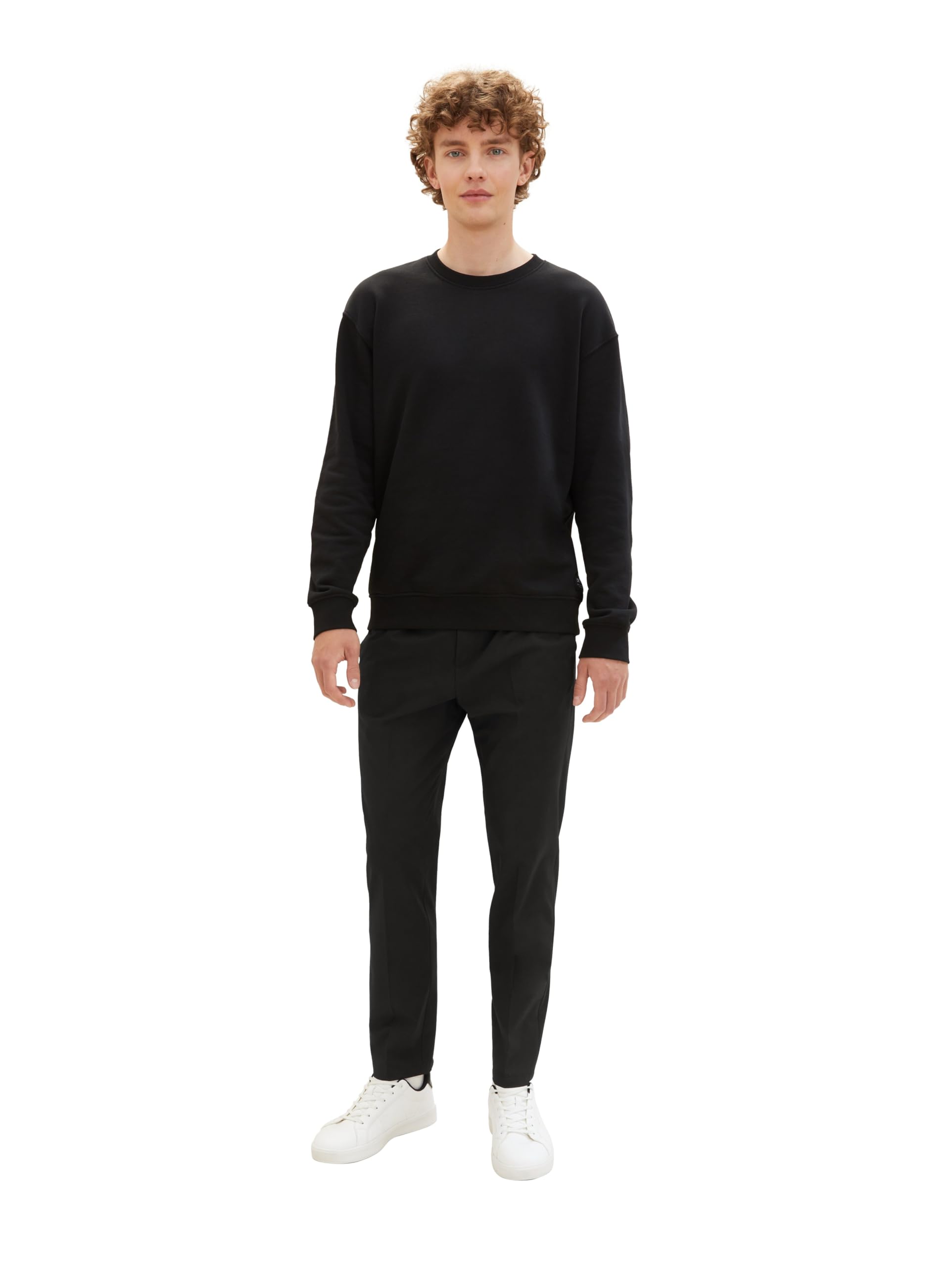 Tom Tailor Denim Herren Relaxed Tapered Fit Hose in Ankle-Länge