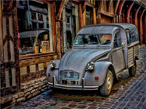 CALVENDO Puzzle Citroën 2CV - Die Ente | 1000 Teile, 64x48 Cm | Premium-Puzzle Für Erwachsene