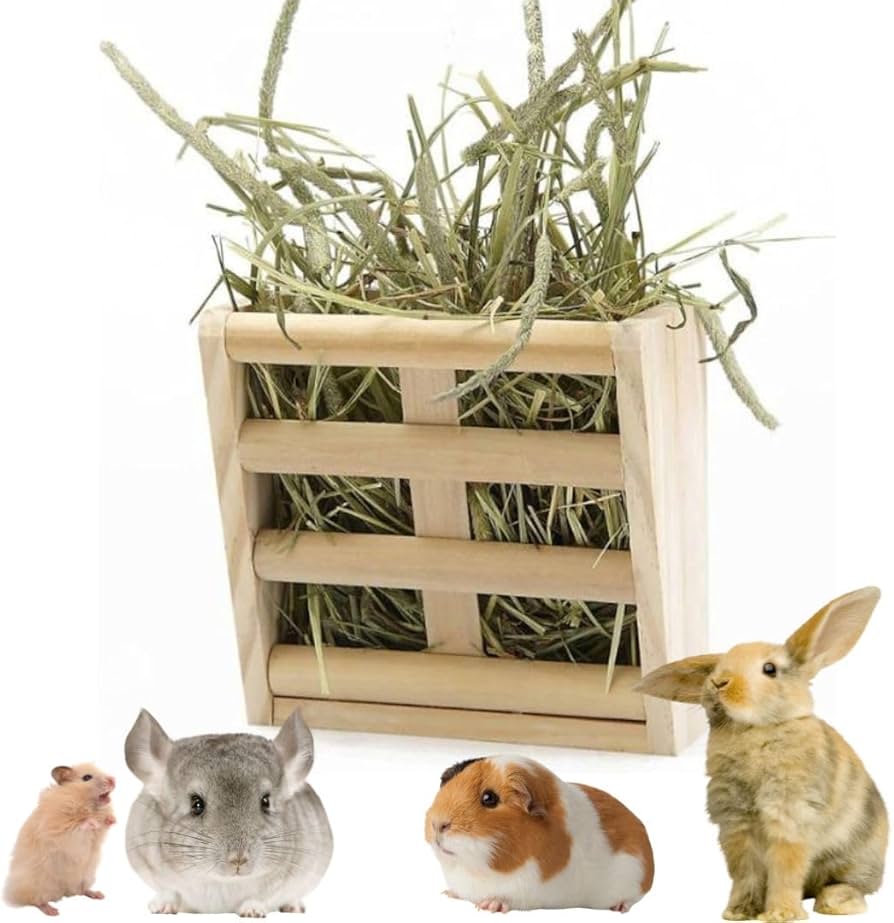 Amazon | cobalt planet うさぎ 草入れ チンチラ 干し草ラック フード
