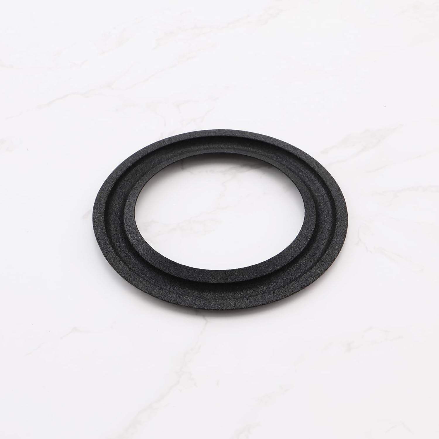 ECSiNG 4PCS 4 Inch Speaker Foam Edge Surround Replacement Part Speaker Surrounds Repair Kit Inner Diameter 65.8mm Outer Diameter 99.2mm for Speaker Repair DIY Black