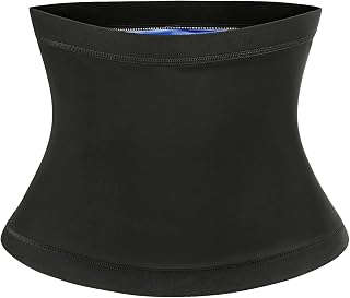 Sweats Shaper - Faja reductora de cintura, fácil de usar, transpirable, para sauna, adelgazante, color azul, para hombres y mujeres, cinturón adelgazante para sauna, sudor