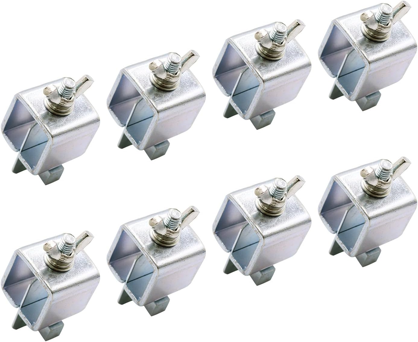 Ragyzity 8Pcs Butt Welding Clamps, Small Welding Clamps Auto Body Panel Clamps for Edge to Edge Welding, Welding Door Alignment Tool for Patch Repairs
