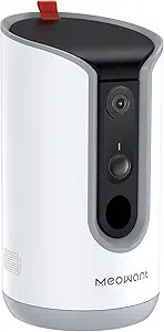 Meowant 2K HD Dog Camera, 5G & 2.4G WiFi Dog Camera with Treat Dispenser, 360° View Pet Security Camera with Phone App, 2-Way Audio, AI Auto Tracking and Motion Alerts for Dog Monitor Home Security asin的图片